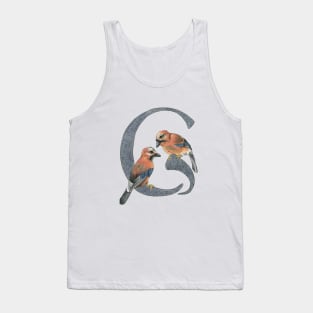 Avian Alphabet G - Eurasian jay Tank Top